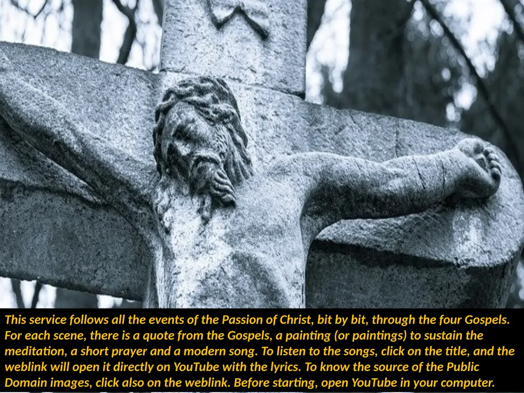 Image by Thomas B. from Pixabay THE PASSION OF - slide 2 of 47