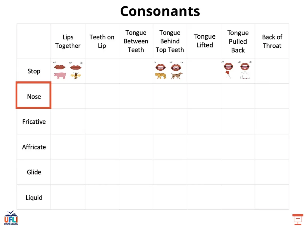 Getting Ready Lesson C Consonants Consonants - slide 14 of 34