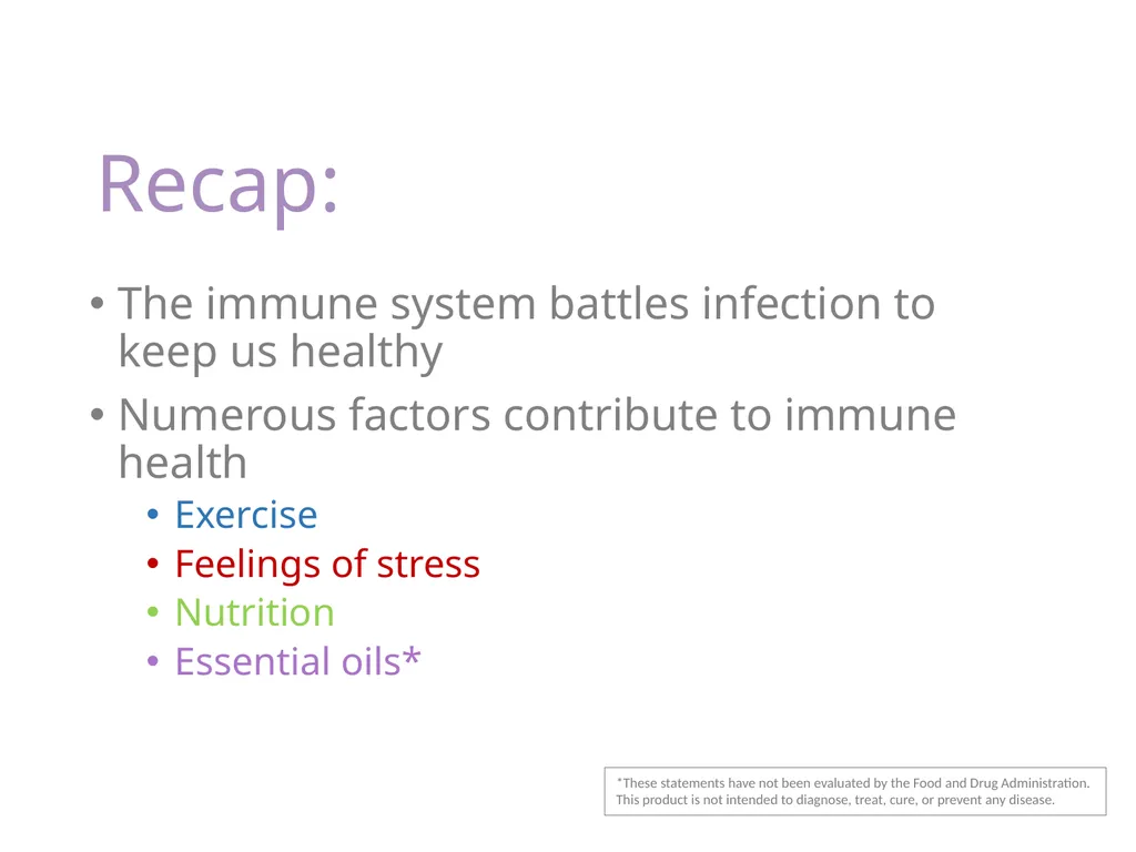 IMMUNE SUPPORT What Does the Immune System Do? - slide 15 of 15