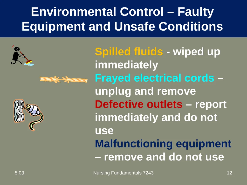 Understand nurse aide’s role in creating a safe - slide 12 of 52