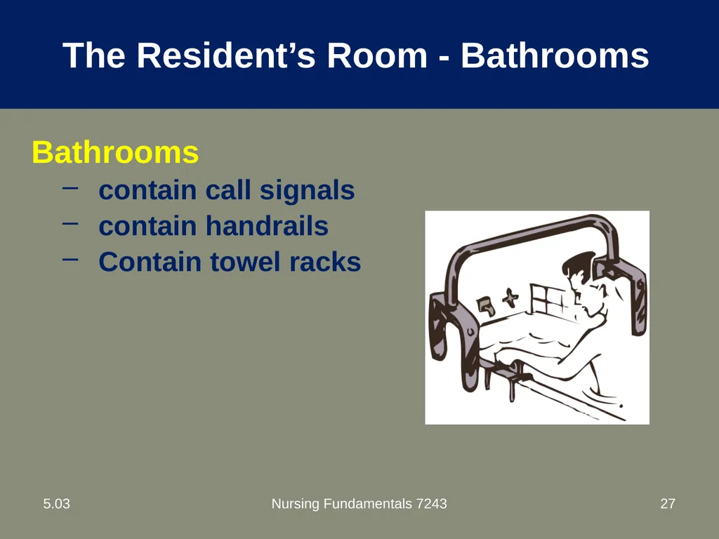 Understand nurse aide’s role in creating a safe - slide 27 of 52