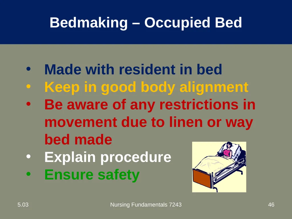 Understand nurse aide’s role in creating a safe - slide 46 of 52