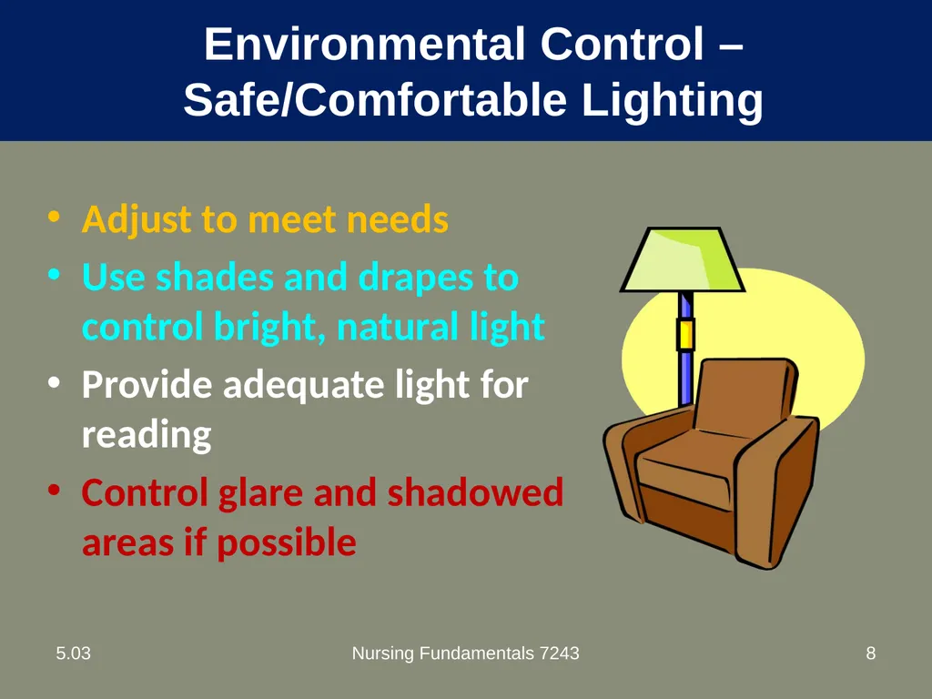 Understand nurse aide’s role in creating a safe - slide 8 of 52