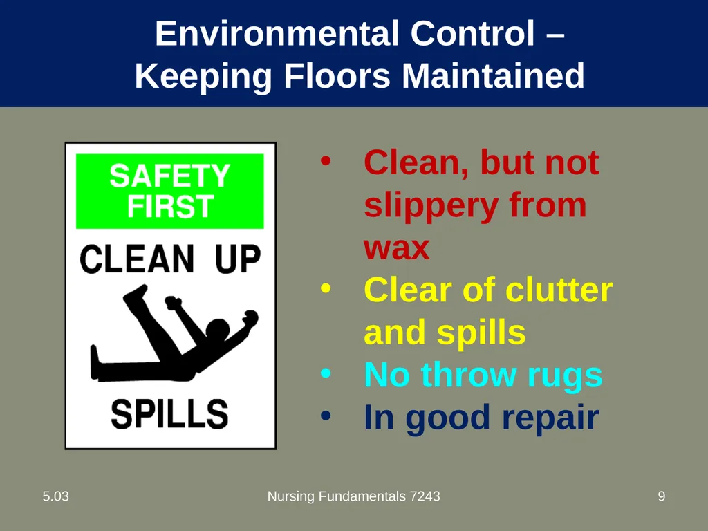 Understand nurse aide’s role in creating a safe - slide 9 of 52