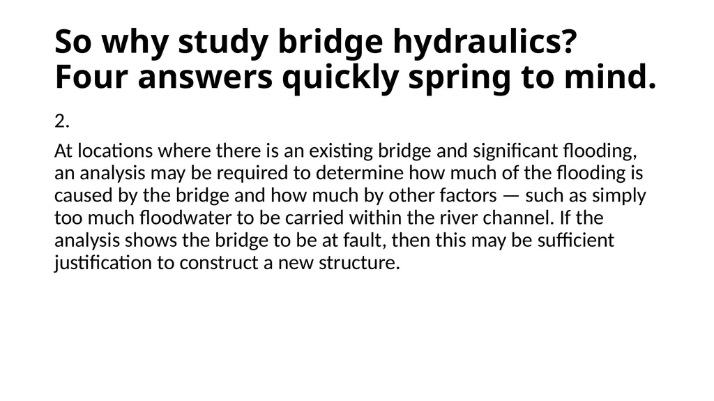 BRIDGE HYDRAULICS Text Book: Bridge Hydraulics by - slide 6 of 93
