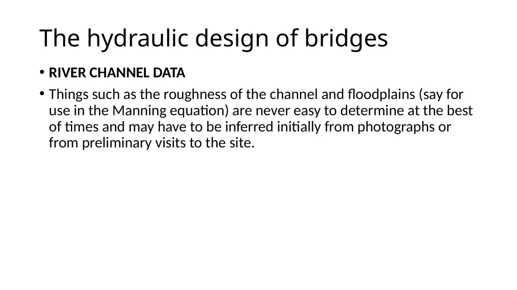 BRIDGE HYDRAULICS Text Book: Bridge Hydraulics by - slide 41 of 93