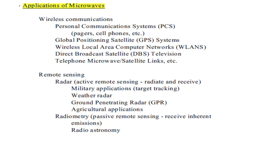 Introduction to Microwave Theory Microwave Theory - slide 69 of 83