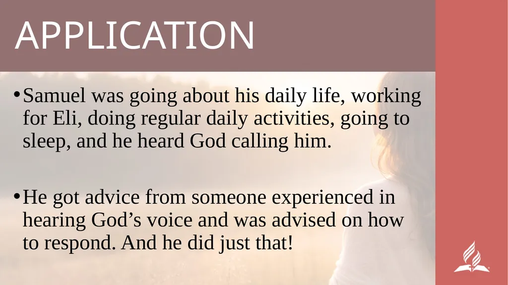 WOMEN’S MINISTRIES EMPHASIS DAY Henani, Here Am I! - slide 21 of 42