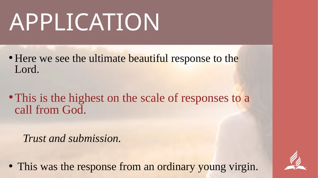 WOMEN’S MINISTRIES EMPHASIS DAY Henani, Here Am I! - slide 34 of 42