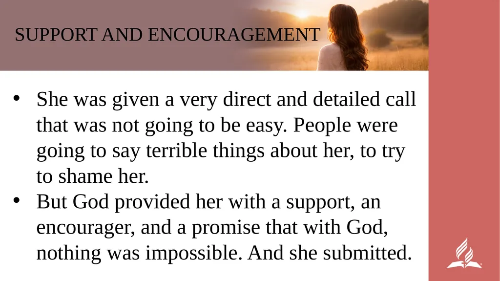 WOMEN’S MINISTRIES EMPHASIS DAY Henani, Here Am I! - slide 33 of 42