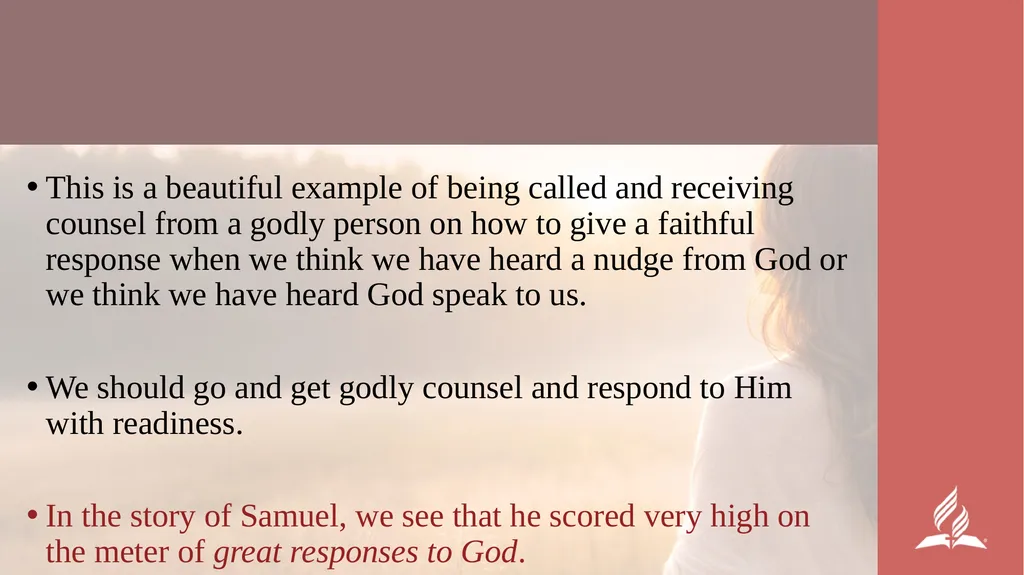 WOMEN’S MINISTRIES EMPHASIS DAY Henani, Here Am I! - slide 22 of 42