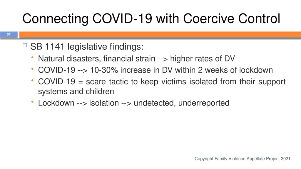 Domestic Abuse is More than Physical Violence: - slide 37 of 38