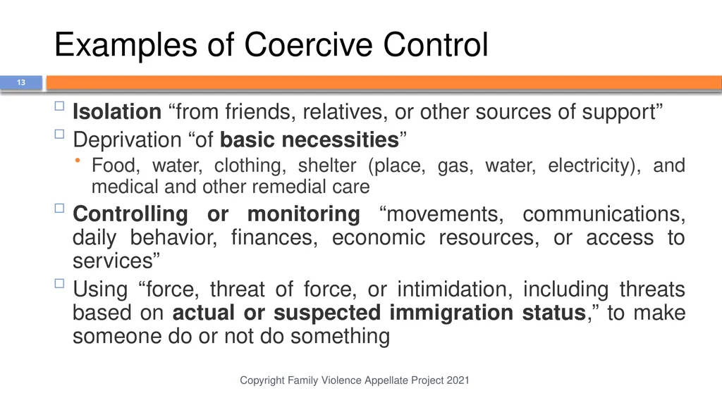 Domestic Abuse is More than Physical Violence: - slide 13 of 38