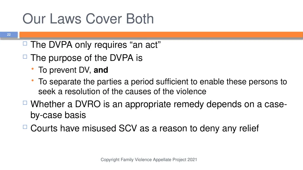 Domestic Abuse is More than Physical Violence: - slide 22 of 38