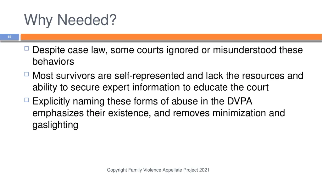 Domestic Abuse is More than Physical Violence: - slide 15 of 38