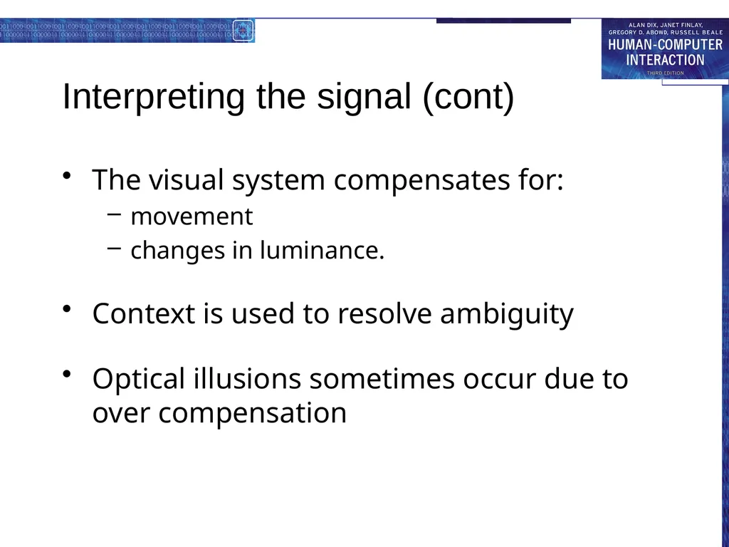chapter 1 the human the human Information i/o … - slide 7 of 42
