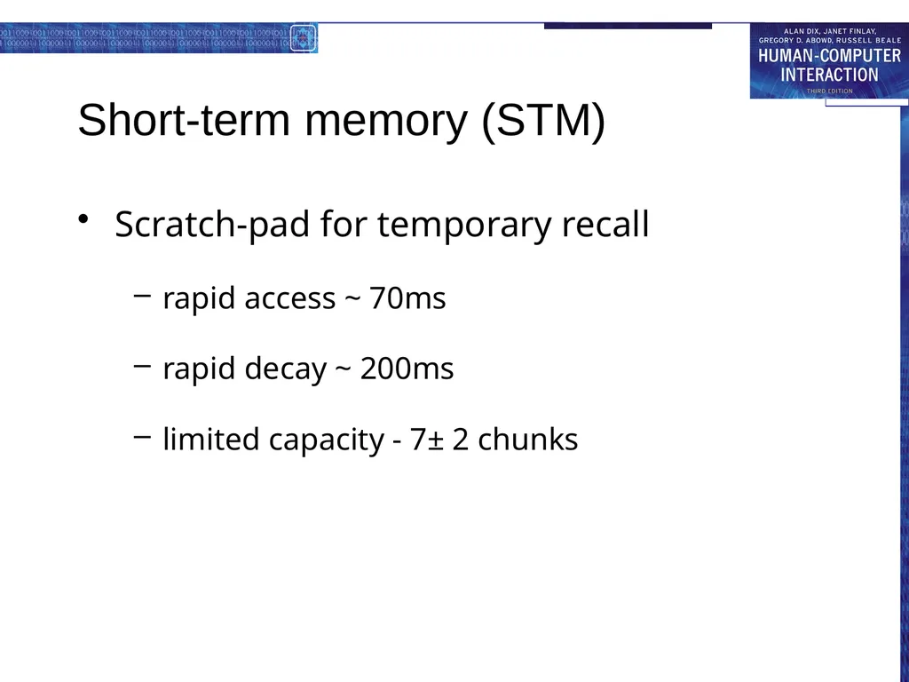 chapter 1 the human the human Information i/o … - slide 17 of 42