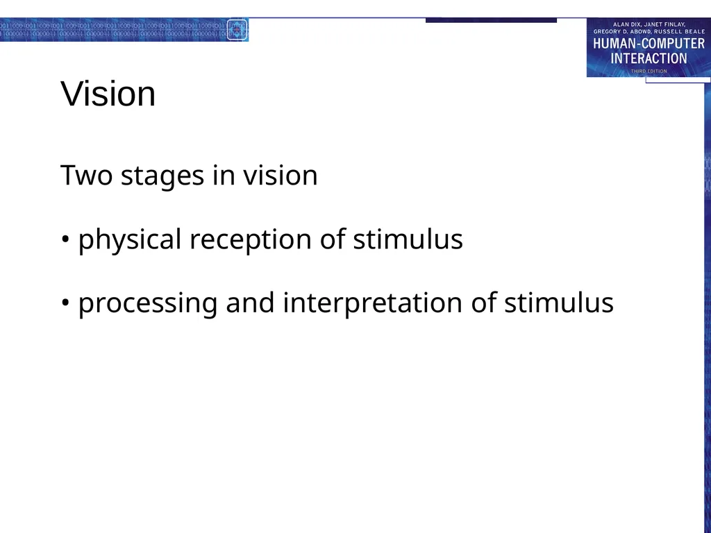 chapter 1 the human the human Information i/o … - slide 3 of 42