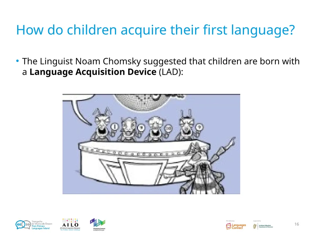Introduction to Language Acquisition Linguistics - slide 16 of 46
