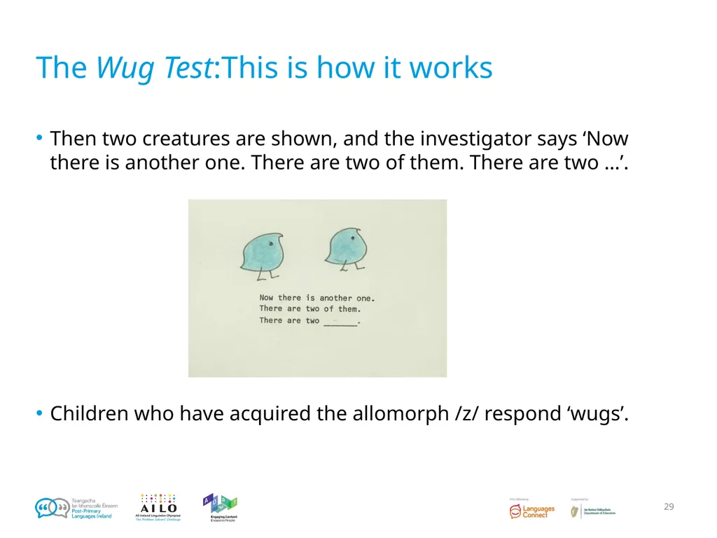 Introduction to Language Acquisition Linguistics - slide 29 of 46