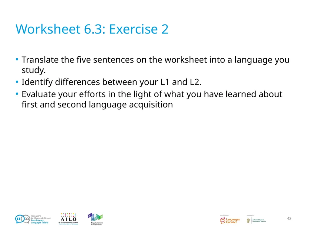 Introduction to Language Acquisition Linguistics - slide 43 of 46