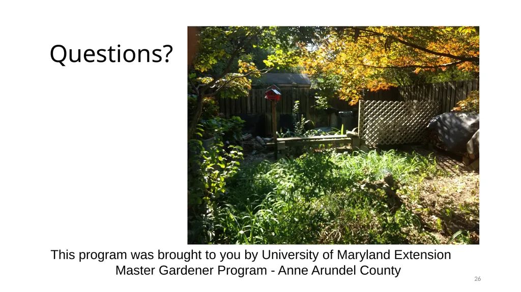 Introduction to Composting Nancy Allred UME Master - slide 26 of 26