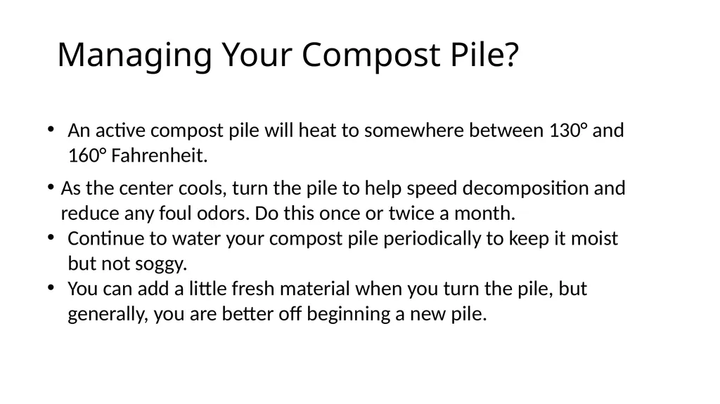 Introduction to Composting Nancy Allred UME Master - slide 18 of 26