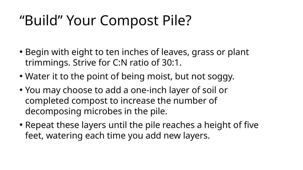 Introduction to Composting Nancy Allred UME Master - slide 14 of 26