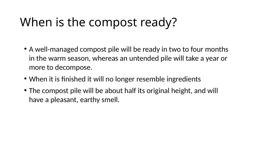 Introduction to Composting Nancy Allred UME Master - slide 19 of 26
