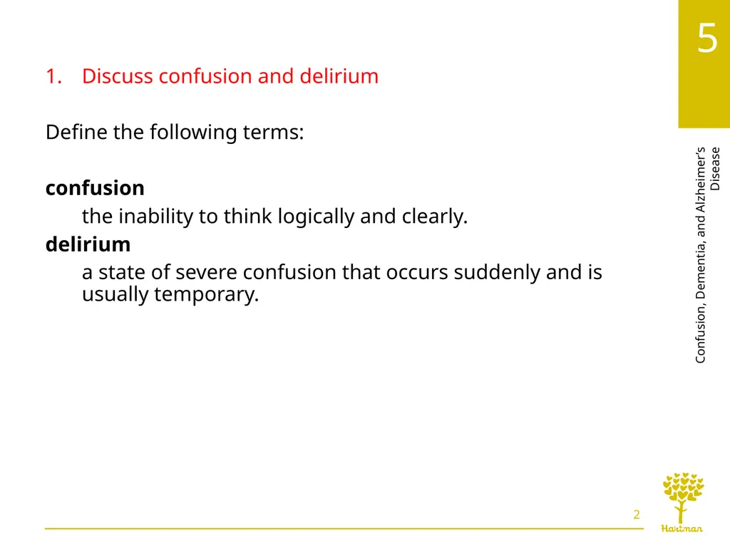 2 Chapter 5, LO 1, key terms 1 Discuss confusion - slide 2 of 53
