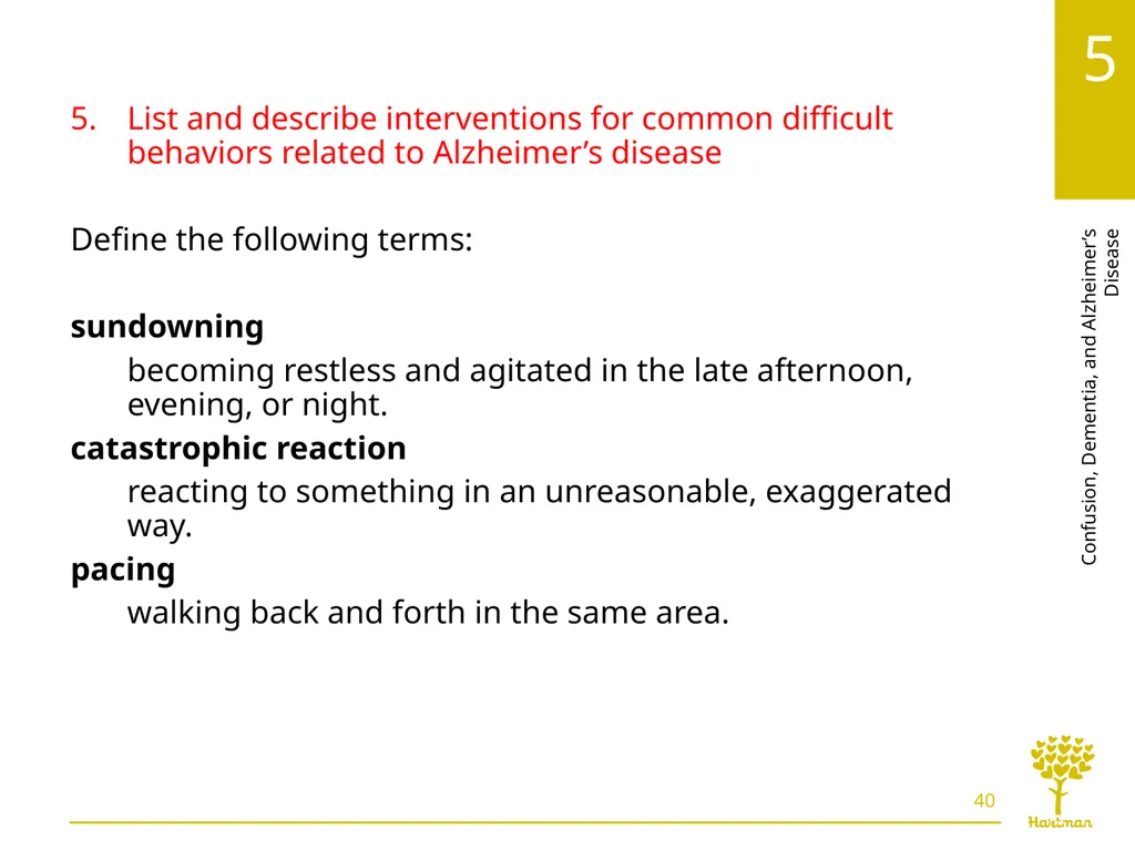 2 Chapter 5, LO 1, key terms 1 Discuss confusion - slide 40 of 53