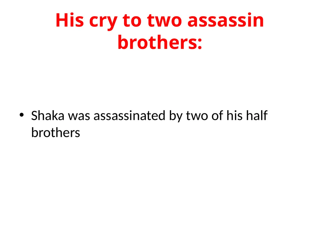 The Birth of Shaka Oswald Joseph Mtshali The life - slide 24 of 26
