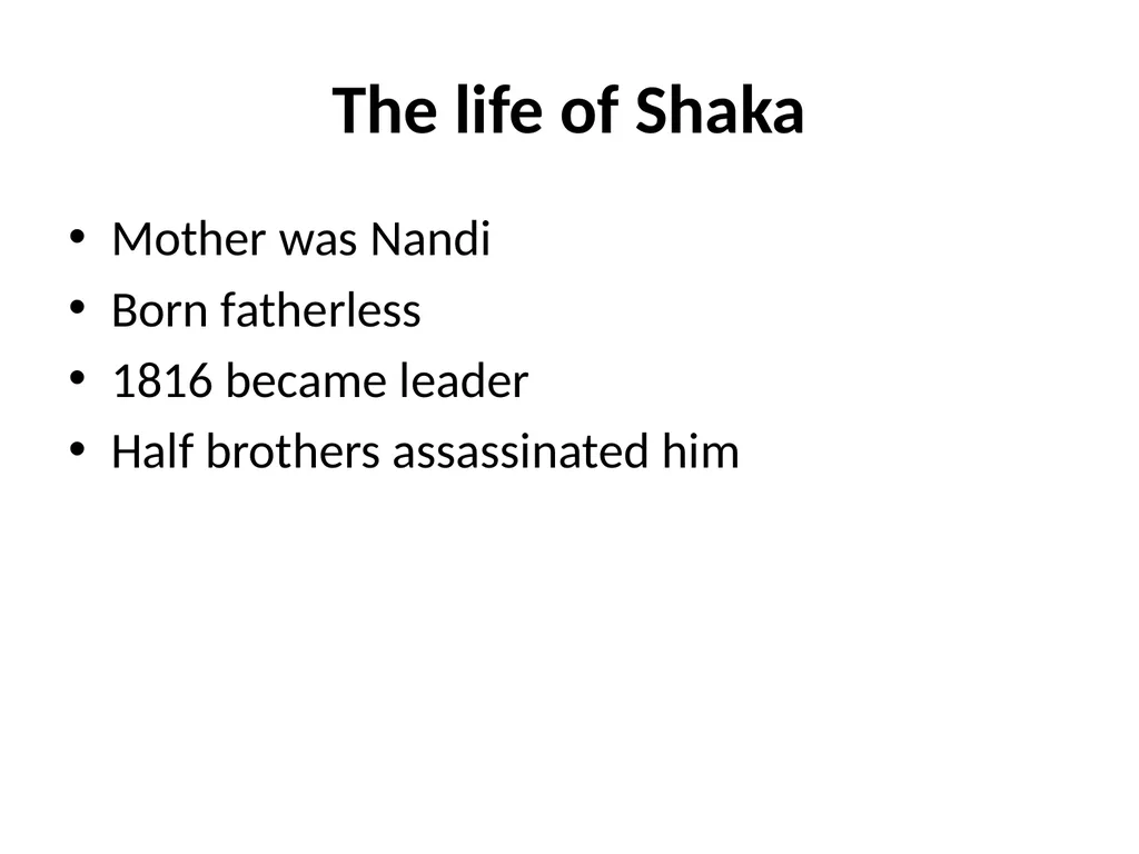 The Birth of Shaka Oswald Joseph Mtshali The life - slide 2 of 26