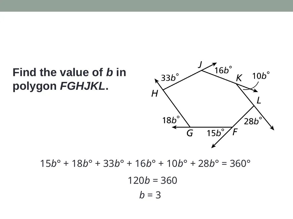Objective: Explore Interior Angles of Polygons - slide 35 of 37