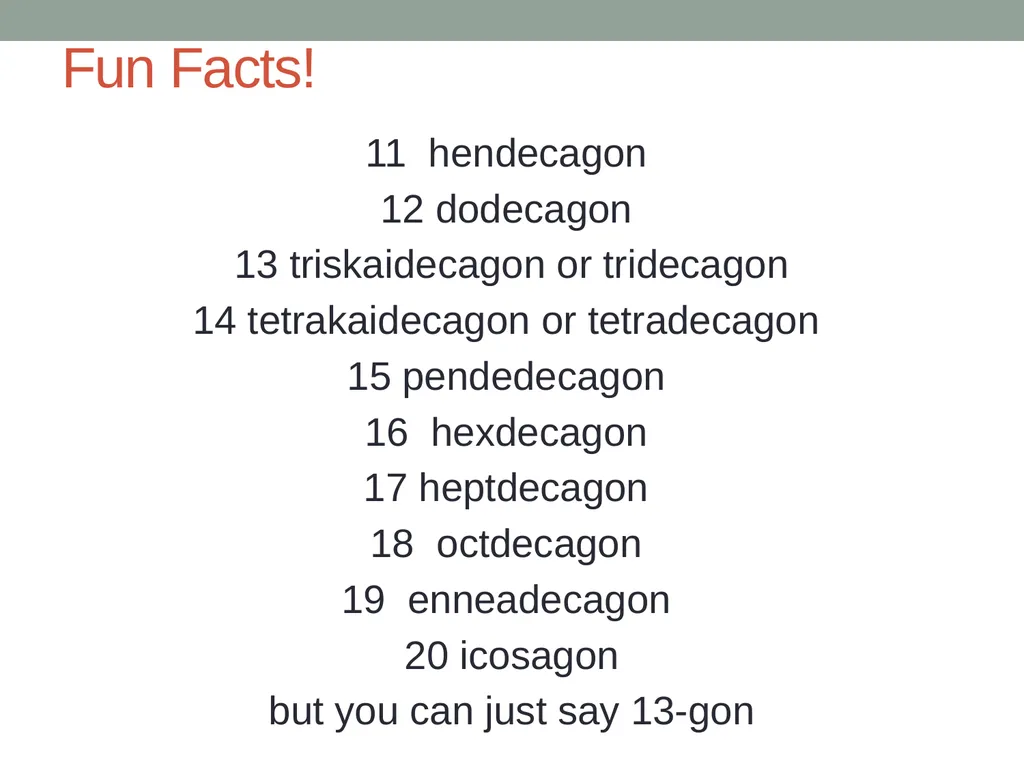 Objective: Explore Interior Angles of Polygons - slide 14 of 37
