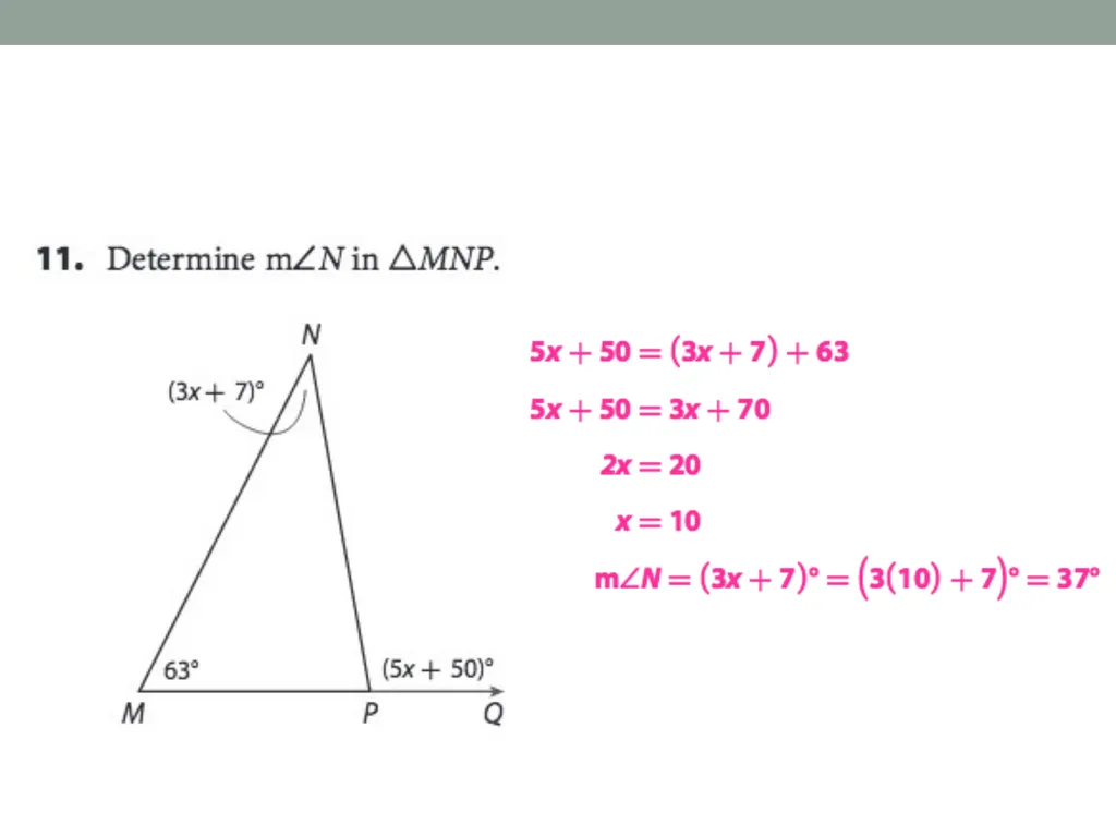 Objective: Explore Interior Angles of Polygons - slide 29 of 37