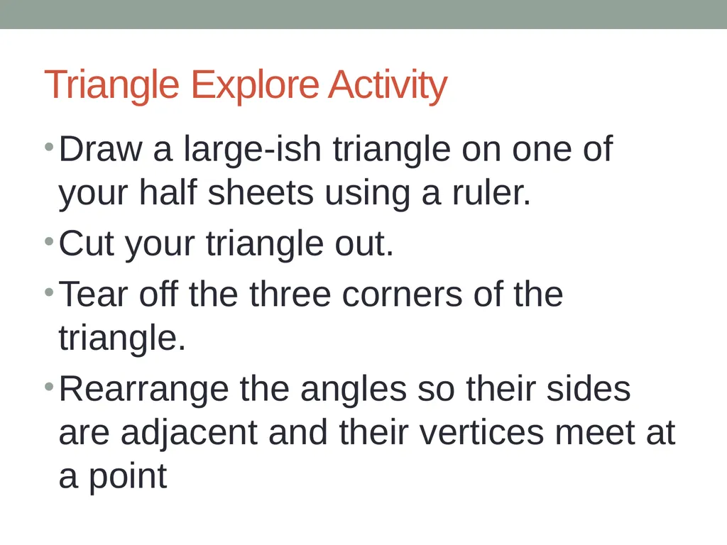 Objective: Explore Interior Angles of Polygons - slide 3 of 37