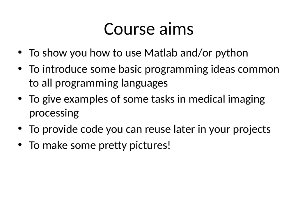 Programming tutorial course Lesson 1: Why learn to - slide 18 of 43
