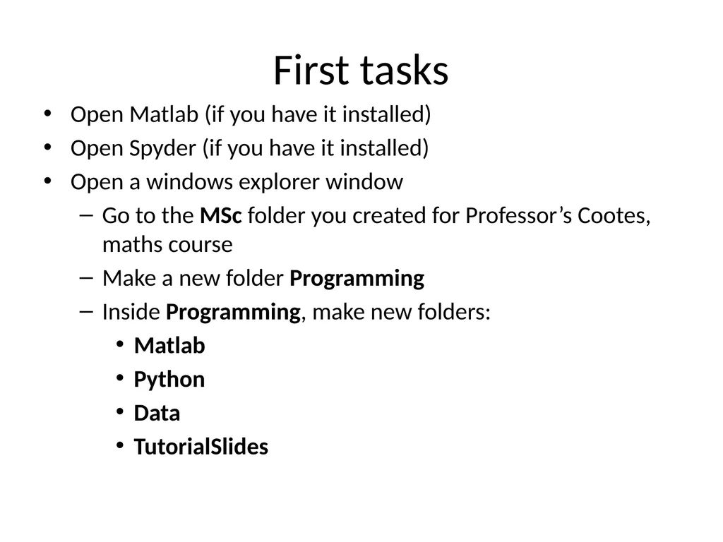 Programming tutorial course Lesson 1: Why learn to - slide 22 of 43