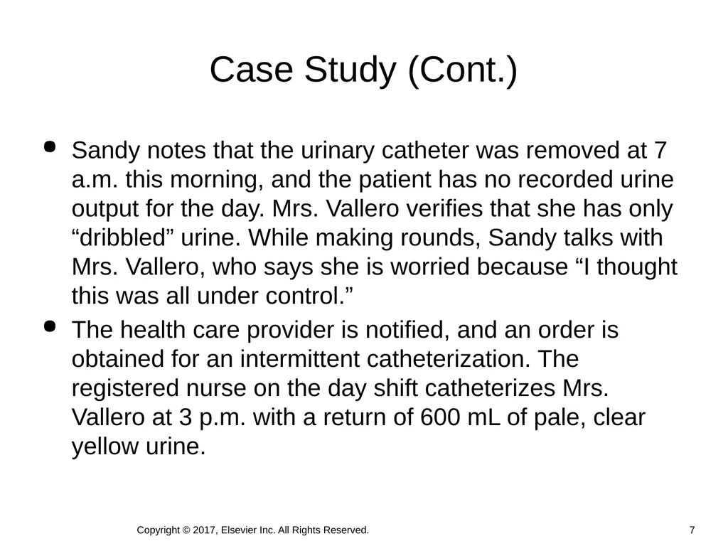 Chapter 46 Urinary Elimination Copyright © 2017, - slide 7 of 39