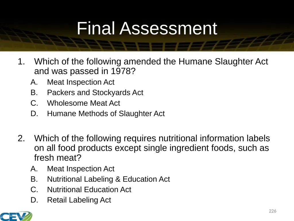 COPYRIGHT WARNING The unauthorized reproduction or - slide 226 of 234