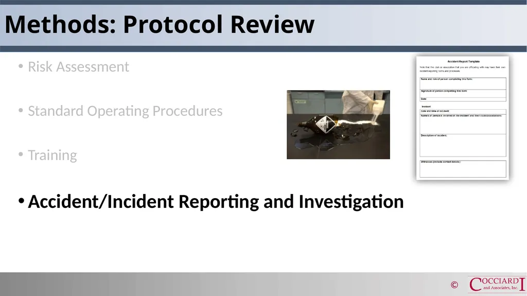 IACUC Occupational Health & Safety Programs Goals - slide 8 of 10