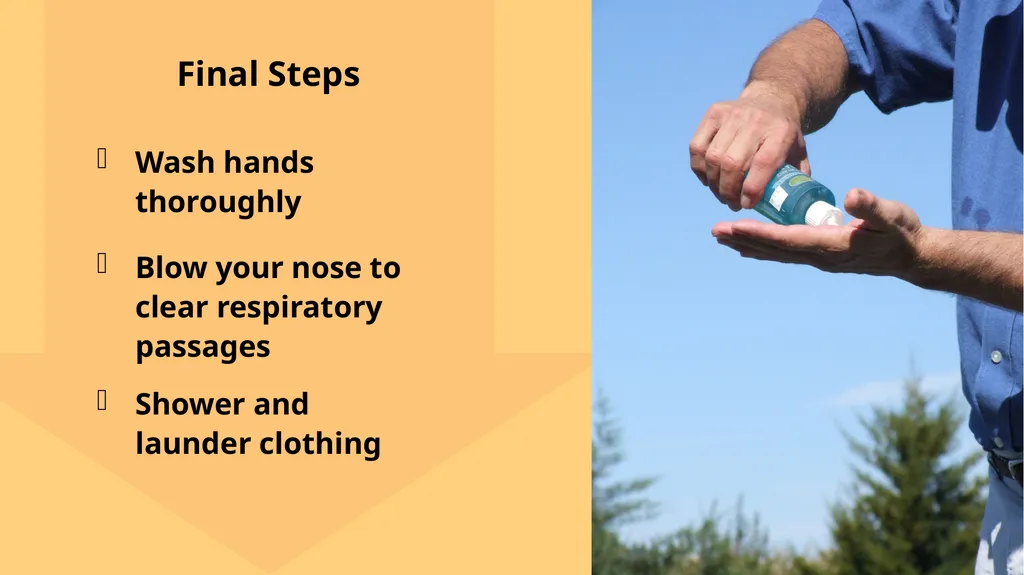 Personal Protective Equipment Doffing PPE Just in - slide 14 of 16