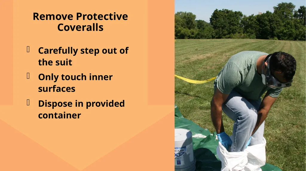 Personal Protective Equipment Doffing PPE Just in - slide 11 of 16