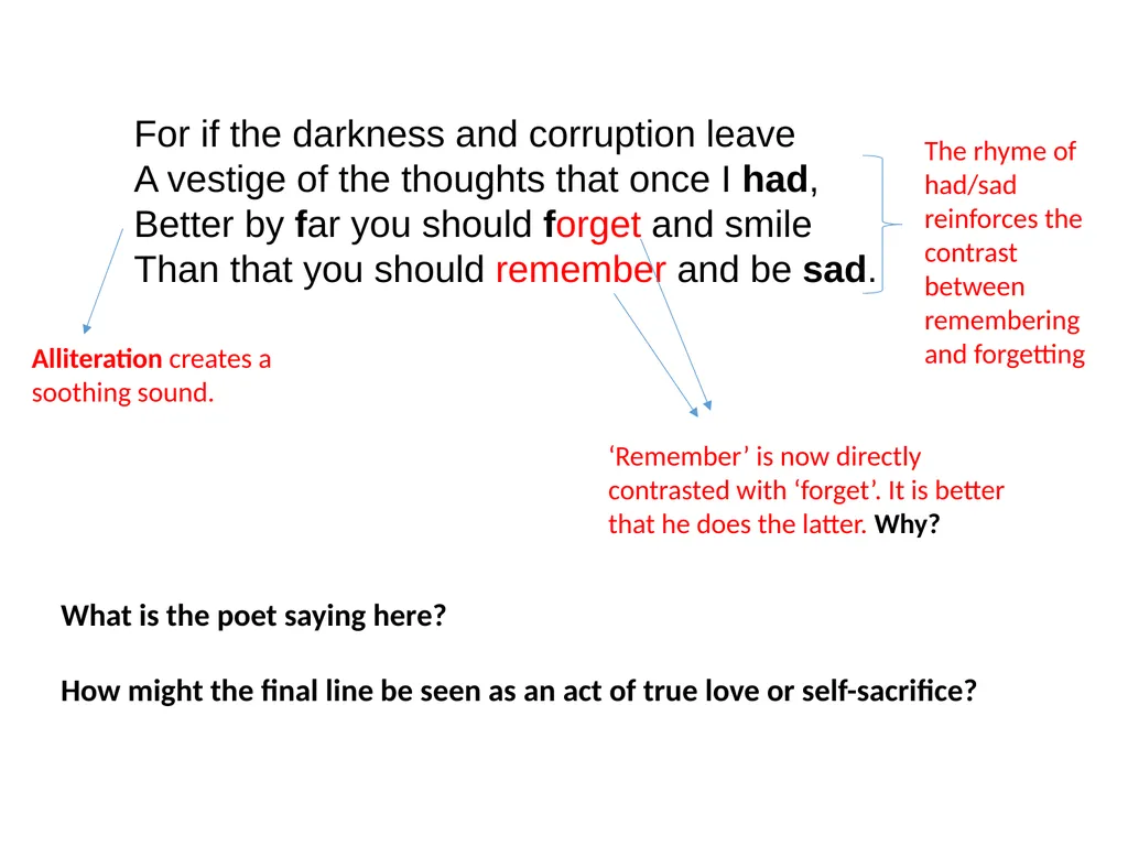 Remember By Christina Rossetti 1830-1894 Remember - slide 14 of 23