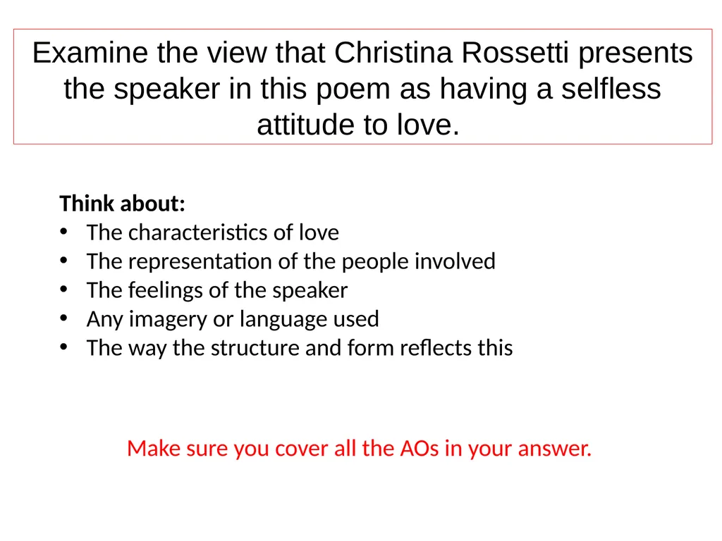Remember By Christina Rossetti 1830-1894 Remember - slide 22 of 23
