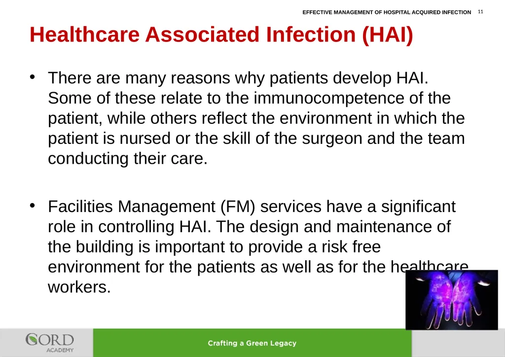 LEARNING LESSONS FROM IMPROVEMENT OF MANAGEMENT OF - slide 11 of 32