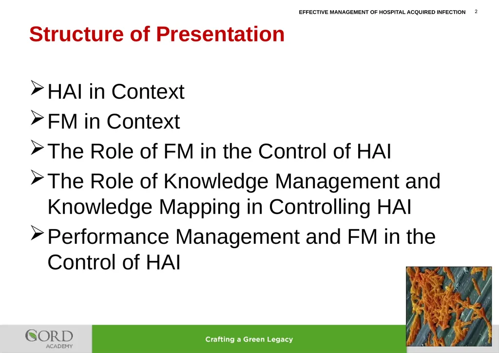 LEARNING LESSONS FROM IMPROVEMENT OF MANAGEMENT OF - slide 2 of 32