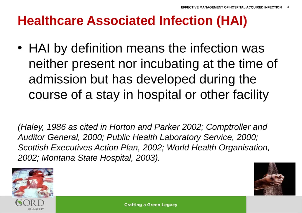 LEARNING LESSONS FROM IMPROVEMENT OF MANAGEMENT OF - slide 3 of 32