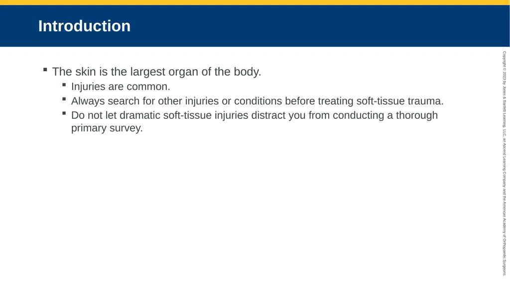 Soft-Tissue Trauma CHAPTER 32 Introduction The - slide 2 of 105